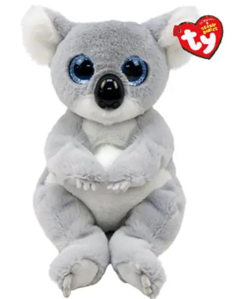 Ty Beanie Bellies Melly Gray Koala Regular Size