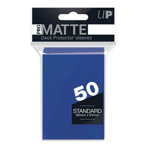 Pro Line Deck Protector Standard Matte Blue 50 Pack