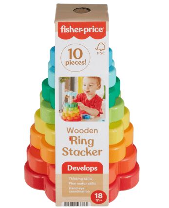 Fisher-price Wooden Stacking Ring