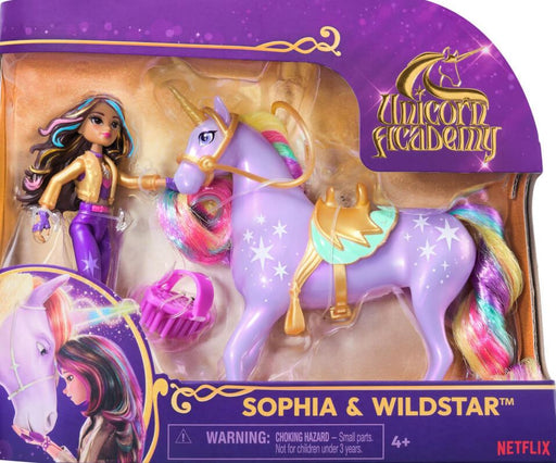 Unicorn Academy Small Doll Sophia And Wildstar Unicorn