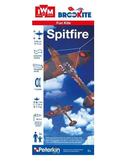 Brookite Spitfire Fighter Kite Single String