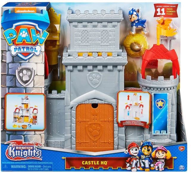 Paw Patrol Rescue Knights Castle Headquarters Playset Ages:3+