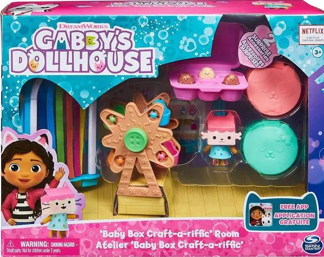 Gabby's Dollhouse Baby Box Craft-a-riffic Room