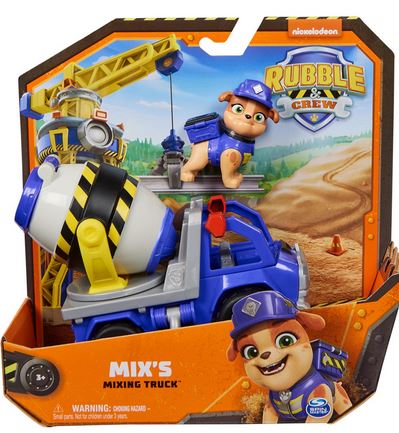 Paw Patrol Rubble And Crew Mix's Mixing Truck