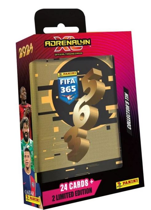 Fifa 365 Adrenalyn Soccer Collectors Pocket Tin 24 Card+2 Ltd Edition Cards