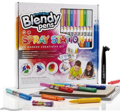 Chameleon Kids Sparay Station 20 Marker Creativity Kit