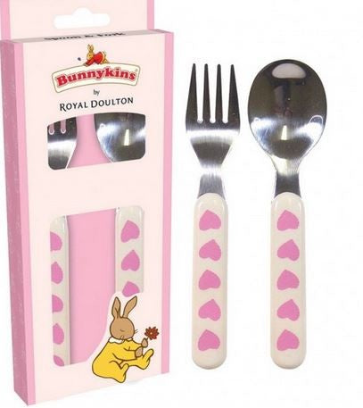 Bunnykins Sweetheart Spoon & Fork Set