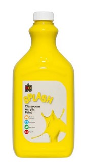 Splash Classroom Yellow 2l Acrylic Paint