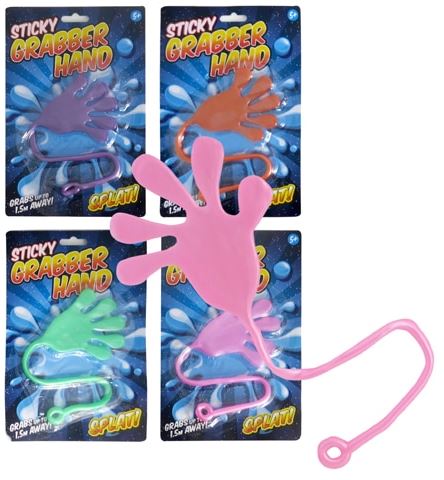 Giant Sticky Hand 30 Cm Assorted Colours