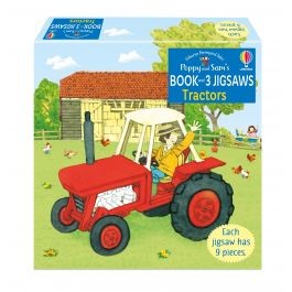 Usborne Poppy And Sam's Tractors Book And 3 Jigsaws