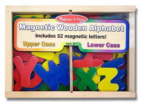 M & D Alphabet 52pc Magnets