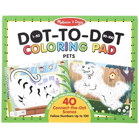 Melissa & Doug Dot-to-dot Colouring Pads Assorted Age: 4+