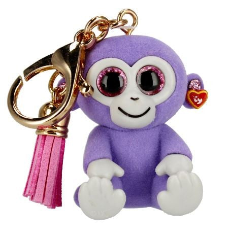 Ty Mini Boos Grapes Monkey Clip With Tassel