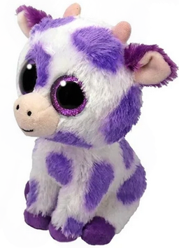 Beanie Boo Ethel Purple Spots Cow