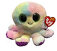 Ty Beanie Boo Bubbles Multi Colour Octopus Regular