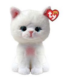 Ty Beanie Boo Amelia White Cat Regular