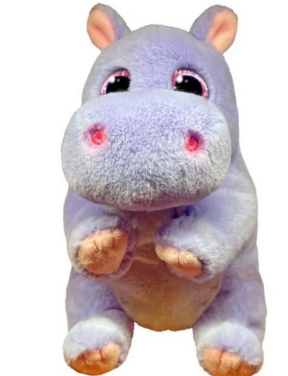 Ty Henrietta Purple Hippo Beanie Belly