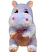 Ty Henrietta Purple Hippo Beanie Belly