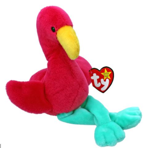 Ty Beanie Baby Fraya Pink Flamingo