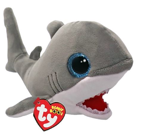 Ty Beanie Boo Finnegan Gray Shark