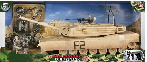 World Peace Keepers Combat Tank 1.18 Sc With 2 Figure + Accessories