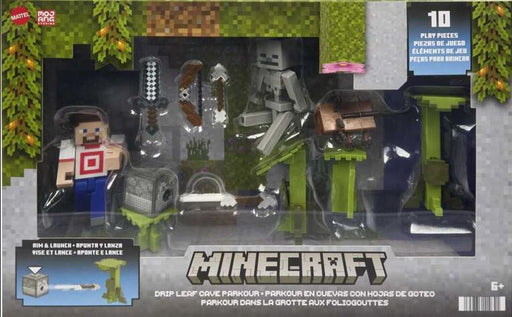 Minecraft Drpleaf Cave Parkour Multi  Figure Set