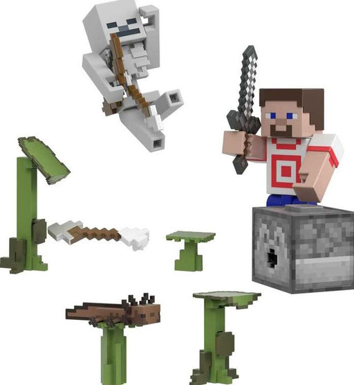 Minecraft Drpleaf Cave Parkour Multi  Figure Set
