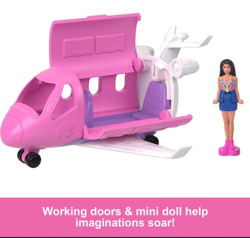 Barbie Miniland Vehicle Plane With Doll