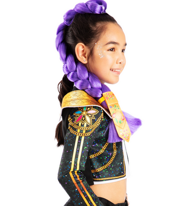 K-pop Demon Hunters Rumi Dlx Clip On Hair Braid 65cm Long Size -child 