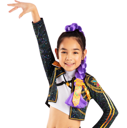 K-pop Demon Hunters Rumi Dlx Clip On Hair Braid 65cm Long Size -child 