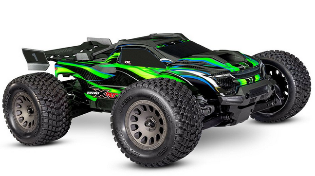Traxxas 4wd Mini Xrt Vxl-3s Rc Usb Charged (green ) Vehicle 1/10 Sc