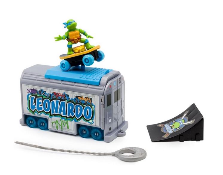 Tmnt Switch Kick Subway Launcher Leonardo Playset