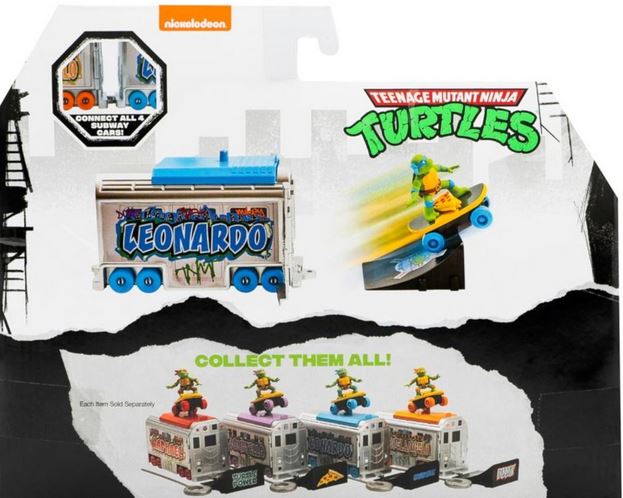 Tmnt Switch Kick Subway Launcher Leonardo Playset