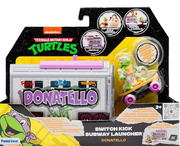 Tmnt Switch Kick Subway Launcher Donatello Playset