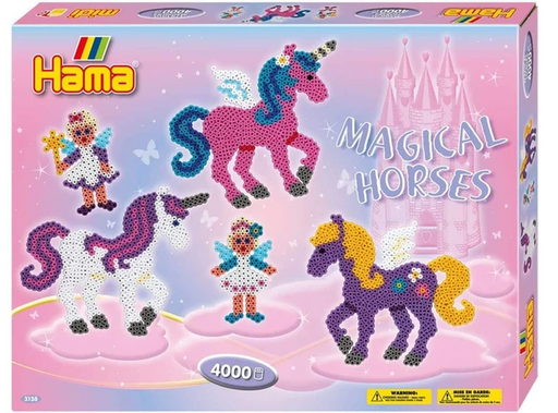 Hama Large Gift Box - Magical Horses