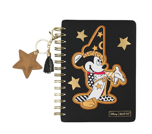 Rb Midas Disney Sorcerer Mickey Faux Leather Notebook