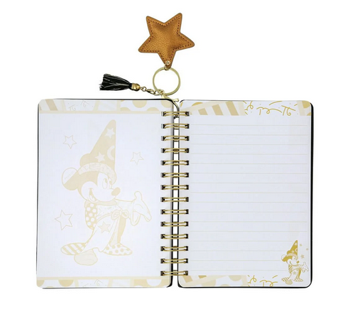 Rb Midas Disney Sorcerer Mickey Faux Leather Notebook