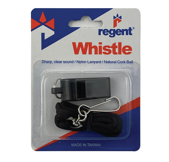 Regent Chrome Whistle With Lanyard