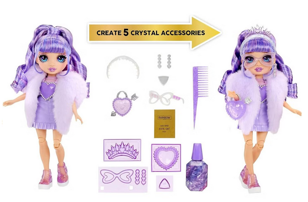 Rainbow High Creative Crystals Violet Willow Doll