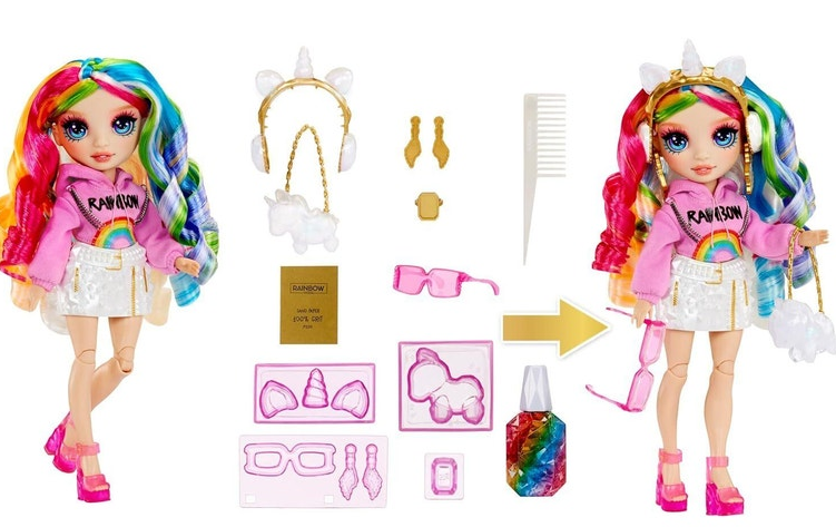Rainbow High Creative Crystas Amaya Raine Fashion Dolls