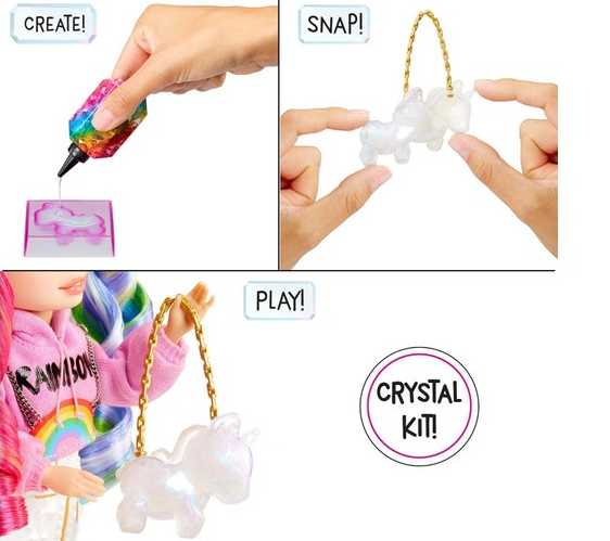 Rainbow High Creative Crystas Amaya Raine Fashion Dolls