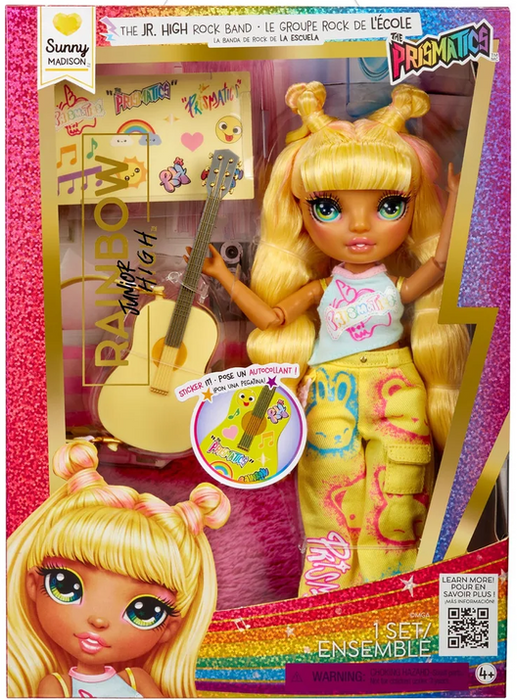 Rainbow High Junior Rockband Fashion Doll - Sunny Madison