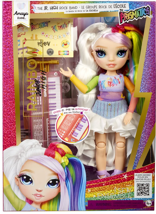 Rainbow High Junior High Rockband Fashion Doll - Amaya Raine