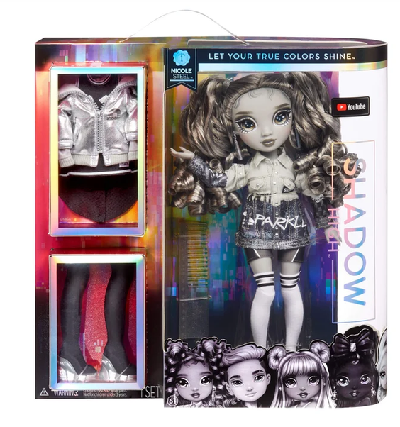 Rainbow High Shadow High Fashion Doll - Nicole Steel