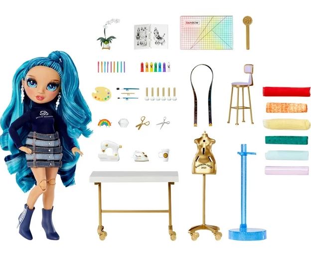 Rainbow High Dream & Design Fashion Studio Playset With Doll