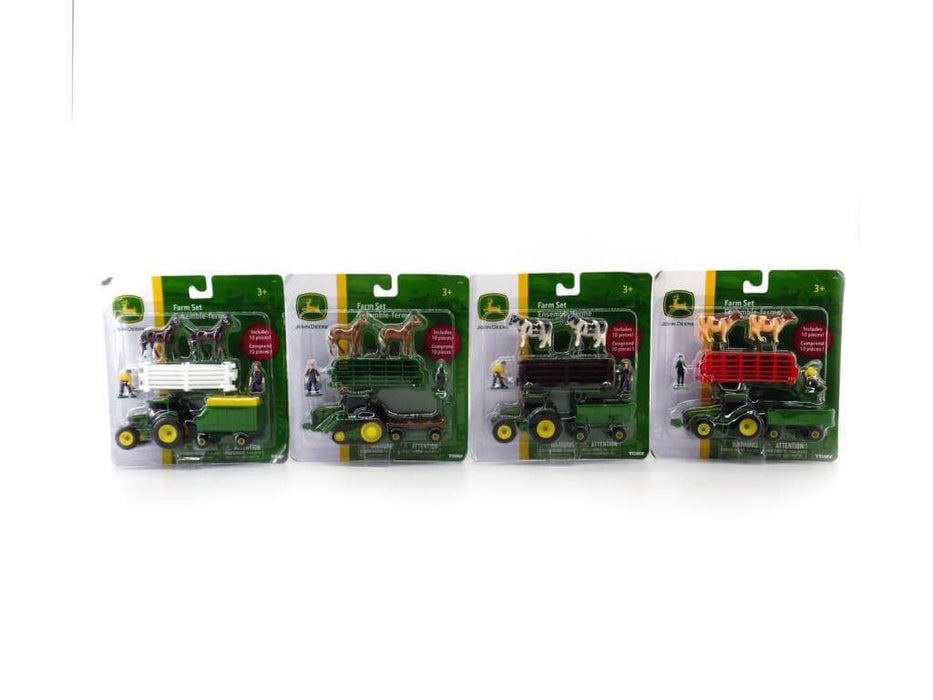 John Deere 10 Piece Mini Farm Sets Assorted
