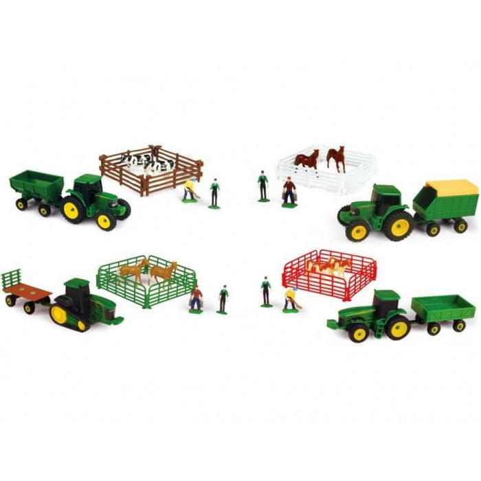 John Deere 10 Piece Mini Farm Sets Assorted