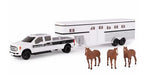 Tomy F350 Ford Pick-up With Trailer And Horses 1.32 Sc