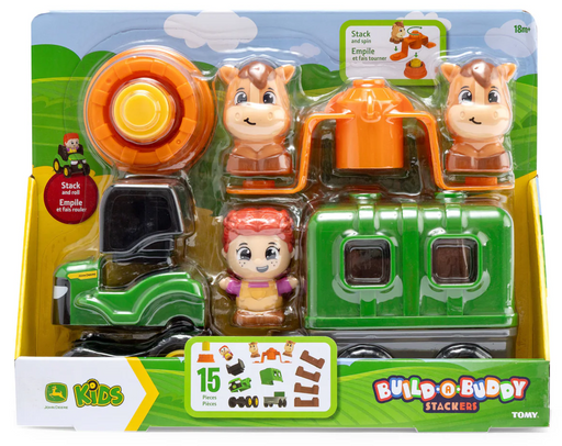 John Deere Build-a-buddy Stackers 15 Piece