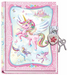 Diary With Lock Unicorn Design